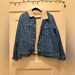 Old Navy Sherpa-Lined Jean Jacket For Women